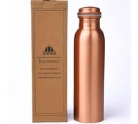RAJRANG Bouteille en cuivre de 1000 ml contenant de conception anti-fuite Ayurveda bienfaits pour la santé 34 onces pour le sport, le fitness, le yoga