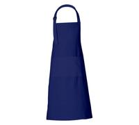RAJRANG Tablier de Chef en Coton Teinture Bleu Sodalite Tablier de Cuisine Homme et Femme Multi-Poches et Ajustable 1 Pièces 35x27 Pouces