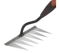 Rake de Mauvaises Herbes Robuste : Outil de déracinement │ Griffe de Jardinage Lourde │ Extracteur de Mauvaises Herbes Portable pour pelouse, parterres et potagers