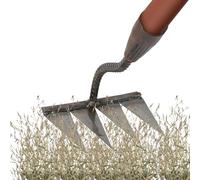 Rake en Fer Lourd, Râteau de désherbage | Dissolvant d'herbe portable de désherbage désherbant - Herbes de jardin à usage intensif, mauvaises herbes manuelles, griffes de feuilles de patio, art