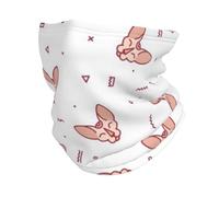 RAKFURF Cache-cou en microfibre avec visage souriant - Bandana mignon - Cache-cou pour homme et femme - Masque facial, foulard, cheveux bouclés - Protection du sommeil