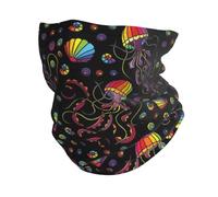 RAKFURF Cache-cou en microfibre Jellyfish Bubble Ocean Sports Tube Bandana - Cache-cou pour homme et femme, masque facial, foulard, cheveux bouclés, protection du sommeil