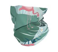 RAKFURF Cache-cou en microfibre pour homme et femme, motif plantes, feuilles, grue, bandana, masque de visage, foulard, cheveux bouclés, protection du sommeil