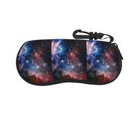 RAKFURF Casestarry Sky Universe Étui à lunettes de soleil en néoprène ultra léger avec fermeture éclair