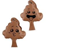 Rakiuty Coussin en Forme de Caca, Auto-Gonflant Coussin Péteur, Prout Petteur, Jouet de Farces Drôles, N'éMettra Pas de Mauvaises Odeurs, aux Farces et Divertissements pour Adultes, 2 Pièces