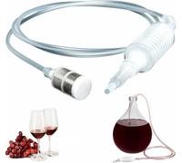 Rakiuty Siphon de Brassage,Siphon Filtre Tube,Vin Bière Syphon Silicone,Tuyau Syphon Filter,pour Fabrication de Vin et de Bière,Distributeur Tuyau Réutilis, 2 Mètres