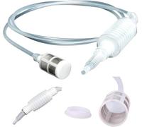 Rakiuty Vin Bière Syphon Silicone, Siphon de Brassage 2 Mètres, Siphon Filtre Tube, Tuyau Syphon Filter, pour Fabrication de Vin et de Bière, Distributeur Tuyau Réutilis