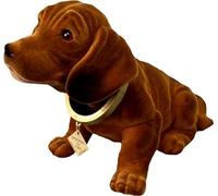 RAKSO Bobble-Dachshund Figure 29 cm Voiture Bobble-Head Chien Teckel Bobble-Dachshund