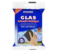 RAKSO Nettoyant intensif pour vitres - 1 nettoyant vitres en laine d'acier inoxydable, sans rayures, pour vitres & carrelages murs/sols, Nettoyage Puissant Surfaces en Verre