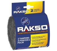 Rakso Laine d'acier fine 00 – Lot de 2