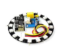 RAKSTORE ESP8266 ESP-01 ESP-01S RGB LED Controller Adpater Module WIFI pour Arduino IDE WS2812 WS2812B 5050 16 bits Anneau lumineux DIY