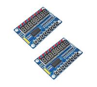 RAKSTORE Lot de 2 modules d'affichage LED TM1638 pour clé numérique 8 bits