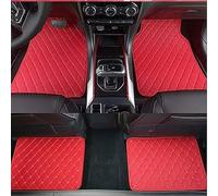 RAKTDA 4 Pièces Tapis De Sol pour Audi TT(4 seast) MK2 2007 2008 2009 2010 2011 2012 2013 2014, Toutes Saisons Avant Et Arrière Imperméables Antidérapants Auto Intérieur Protecteur,B-Red