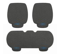 RAKTDA Coussin de siège de Voiture pour Nissan Navara Titan, Antidérapant Coussin Siege Auto, avec Fond antidérapantsoulager Pression Hanches,Grey-Three Piece Set