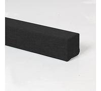 RAKTOV Coussin d'accoudoir de canapé, taille personnalisée pour lit long pour lit/tête de lit/mur, pont de lit jumeau à king size, coussin d'accoudoir, support de canapé, 180 x 15 x 15 cm, noir