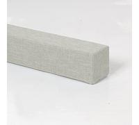 RAKTOV Coussin d'accoudoir de canapé, taille personnalisée pour lit long pour lit/tête de lit/mur, pont de lit jumeau à king size, coussin d'accoudoir, support de canapé, 180 x 10 x 12 cm, beige