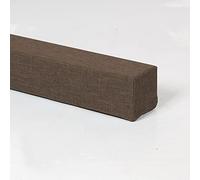 RAKTOV Coussin d'accoudoir de canapé, taille personnalisée pour lit long pour lit/tête de lit/mur, pont de lit jumeau à king size, coussin d'accoudoir, support de canapé, 180 x 10 x 12 cm, café