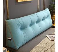 RAKTOV Coussin lombaire confortable pour lit, coussin dossier pour lecture, coussin triangulaire pour tête de lit, coussin cale, grand coussin de lecture - Pour baie vitrée, tatami, canapé, chambre à