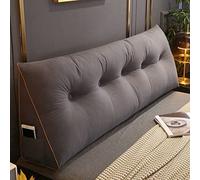 RAKTOV Coussin lombaire confortable pour lit, coussin dossier pour lecture, coussin triangulaire pour tête de lit, coussin cale, grand coussin de lecture - Pour baie vitrée, tatami, canapé, chambre à