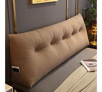 RAKTOV Coussin lombaire confortable pour lit, coussin dossier pour lecture, coussin triangulaire pour tête de lit, coussin cale, grand coussin de lecture - Pour baie vitrée, tatami, canapé, chambre à
