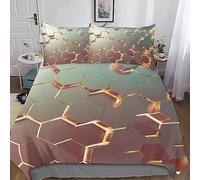 RAKTOV Effet 3D Housse De Couette Enfant,Imprimé Microfibre Ensemble De Literie avec Housses De Couettes Et Taie d'oreiller avec King（220x240cm）