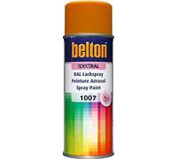 RAL 1007 JAUNE NARCISSE Mat (BELTON) (Bombe peinture 400 ml) - bombe aerosol reparation peinture carrosserie voiture teintes standrard et RAL (reference couleur constructeur 150 ou 400 ml)