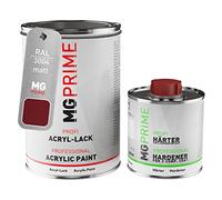 RAL 3004 Rouge pourpre/Purple red mat peinture acrylique 1,5 Litres / 1500 ml durcisseur inclus