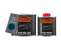 RAL 5011 Stahlblau Peinture automobile 2K brillante 0,75 litre/pot de 750 ml, durcisseur inclus