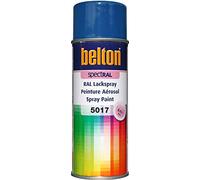 RAL 5017 BLEU SIGNALISATION Mat (BELTON) (Bombe peinture 400 ml) - bombe aerosol reparation peinture carrosserie voiture teintes standrard et RAL (reference couleur constructeur 150 ou 400 ml)