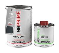RAL 7016 Gris anthracite/Anthracite grey mat satiné peinture acrylique 1,5 Litres / 1500 ml durcisseur inclus