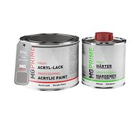 RAL 7036 Gris platine/Platinum grey Peinture acrylique brillante Pot de 0,75 litre / 750 ml, y compris le durcisseur