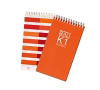 RAL K1 nuancier de couleur, 213 teintes brillantes dans 1 carnet en 3 langues
