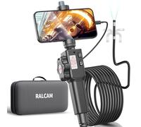 Ralcam Endoscope articulé, caméra d'inspection endoscope industrielle pour smartphone Android et iOS, 8,5 mm HD 1080p avec câble semi-rigide de 3 m