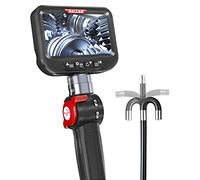 Ralcam Endoscope Inspection Camera avec Moniteur 4,3" HD, Caméra Endoscopique 6.2mm IP67 avec 6 LEDs pour Automobile, Plomberie, Moteur - Câble Flexible 2m