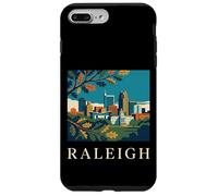 Raleigh Caroline du Nord Rétro Vintage Skyline Capitol Park Coque pour iPhone 7 Plus/8 Plus