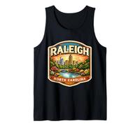 Raleigh, Caroline du Nord, Ville Souvenir, État, Capitale, Vintage Débardeur