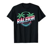 Raleigh Durham 919 Retro 80s Theme NC North Carolina T-Shirt