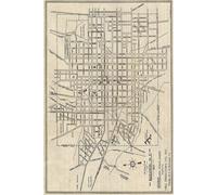 Raleigh North Carolina Map Journal: Vintage Map Notebook