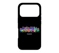 Raleigh North Carolina NC Aquarelle Souvenir Sky Line Coque pour iPhone 17 Pro