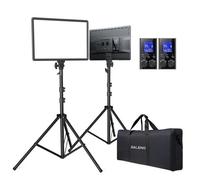 RALENO Éclairage de caméra 2 pièces avec télécommande 2.4G, deux lampes de studio 18"" 45W pour l'enregistrement vidéo, la photograph