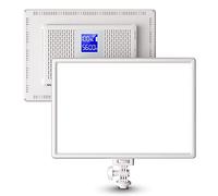 RALENO Lampe Vidéo LED, 19.5W 2500K-6500K Lumière Photo avec Pied de Table