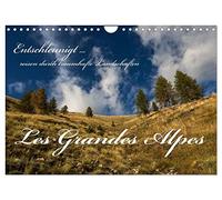 Ralentir ... voyager à travers des paysages de rêve "Les Grandes Alpes, Version française (Calendrier mural 2026 DIN A4 portrait), Calendrier CALVENDO mensuel
