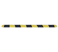Ralentisseur complet FAST 5m - 60 mm - noir/jaune avec embout et fixations