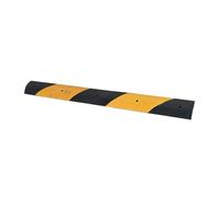 Ralentisseur Miniature en Caoutchouc, Ralentisseur Modulaire De 39,3 Pouces, Rampe De Seuil en Caoutchouc for Entrée D'école(39.4"x3.9"x0.8")