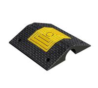 Ralentisseur Portable en Caoutchouc avec passages de câbles, capacité de Charge de 44 000 LB, Fixation par boulonnage pour allée, Garage et Routes