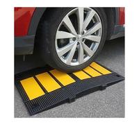 Ralentisseurs de Route en Caoutchouc Robuste, Dos d'âne pour Routes, Dos d'âne pour ponts, Dos d'âne pour allées et parkings en béton asphalté (60 x 50 x 3 cm)