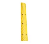 Ralentisseurs en Caoutchouc de 40 Pouces - Mini dispositifs de sécurité routière pour usines, ateliers, écoles - Bandes de marquage Routier Jaunes (100 x 15 x 3 cm)