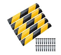 Ralentisseurs en Caoutchouc - Rampe de Protection de Tuyau à Canal Unique (Lot de 5), Protection de câble antidérapante avec boulons, idéale pour Les allées de Gravier et l'extérieur.