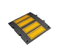 Ralentisseurs modulaires Robustes pour la Gestion du trafic, rampes en Caoutchouc Durable pour allées en Asphalte et en Gravier, Dos d'âne Portables pour améliorer la sécurité