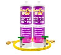 Ralerfresh RS Remplacement de gaz pour R410, R32, R407 et R22, gaz réfrigérant organique pour climatisation, écologique, efficace, charge rapide (2 bouteilles RS + tuyau)